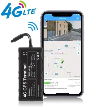 4G GPS Tracker for Vehicles, Toptellite Car GPS Tracking Device Support WiFi Hotspot/Remote Oil & Power Cut-Off Precise Locator Positioning&Monitoring for Fleet Management/Spouses/Assets   SOS Alarm