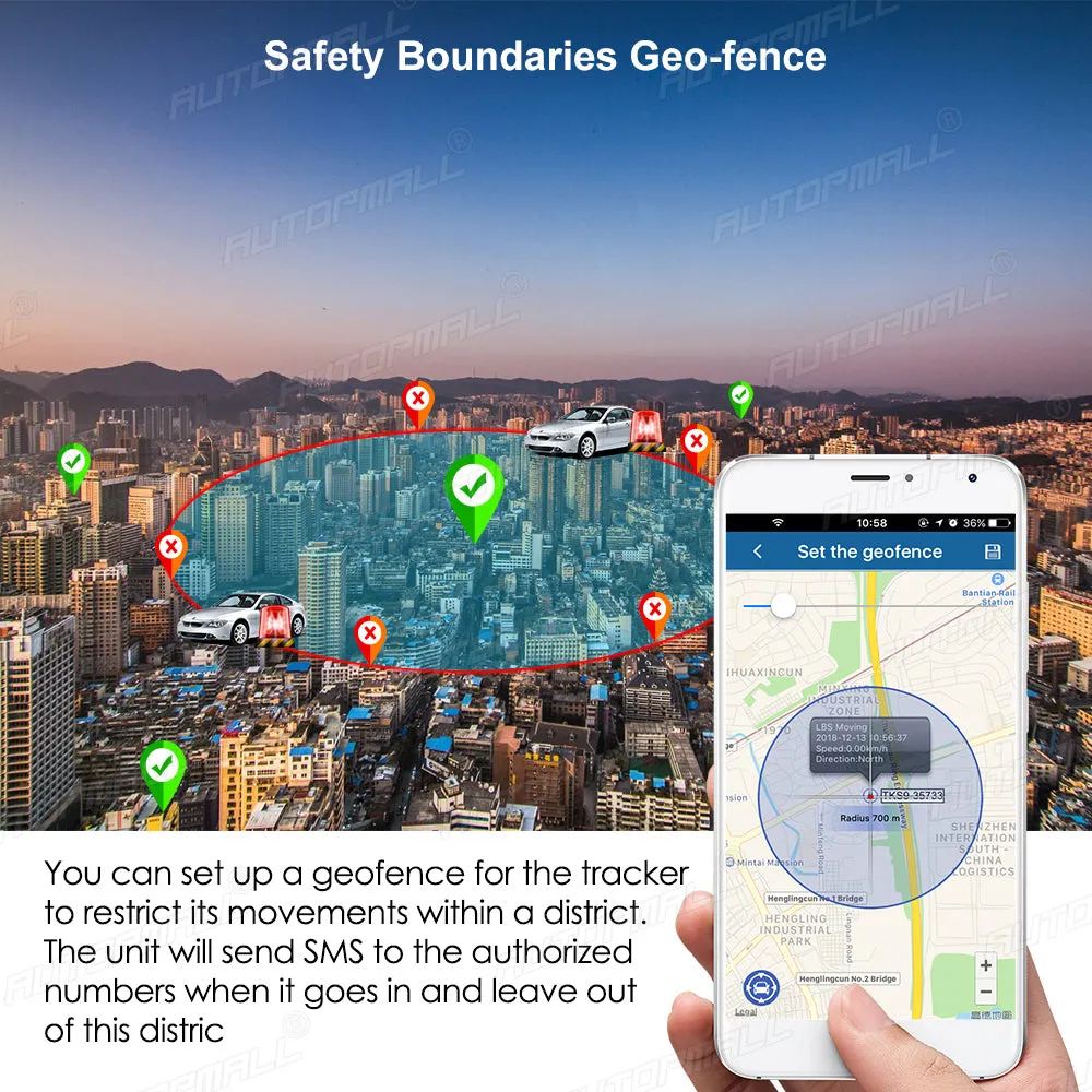 4G GPS Tracker TKSTAR TK905 5000mAh