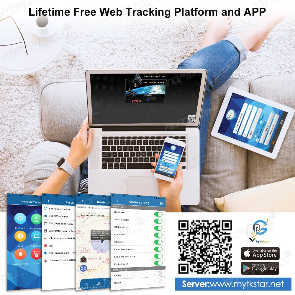 4G GPS Tracker TKSTAR TK905 5000mAh