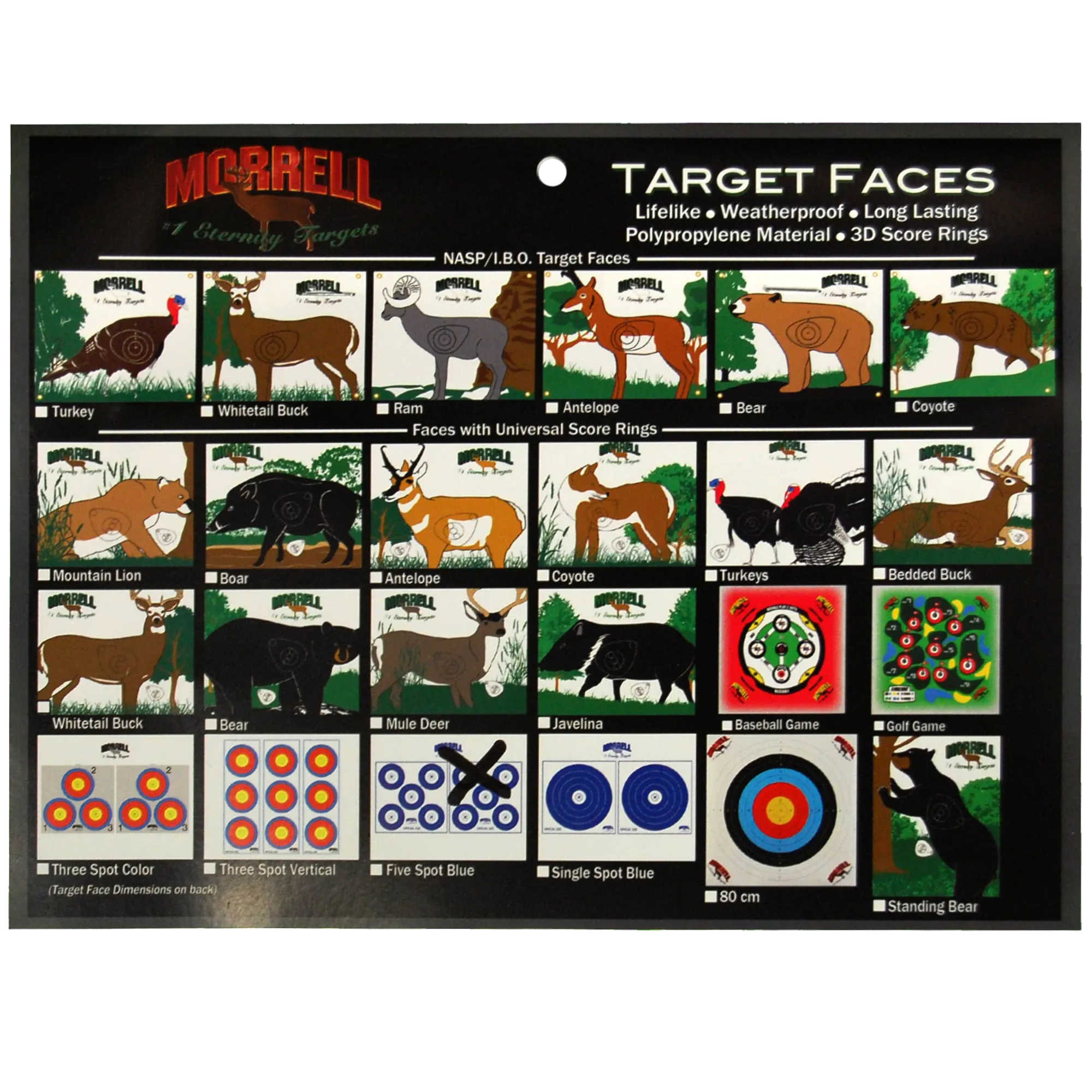 80cm Polypropylene Archery Target Face