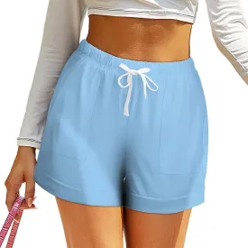 Alidamo Womens Board Shorts Surf Beach Party Swimswear Bottoms Ladies Swim Wear Quick Dry Elastic Daily