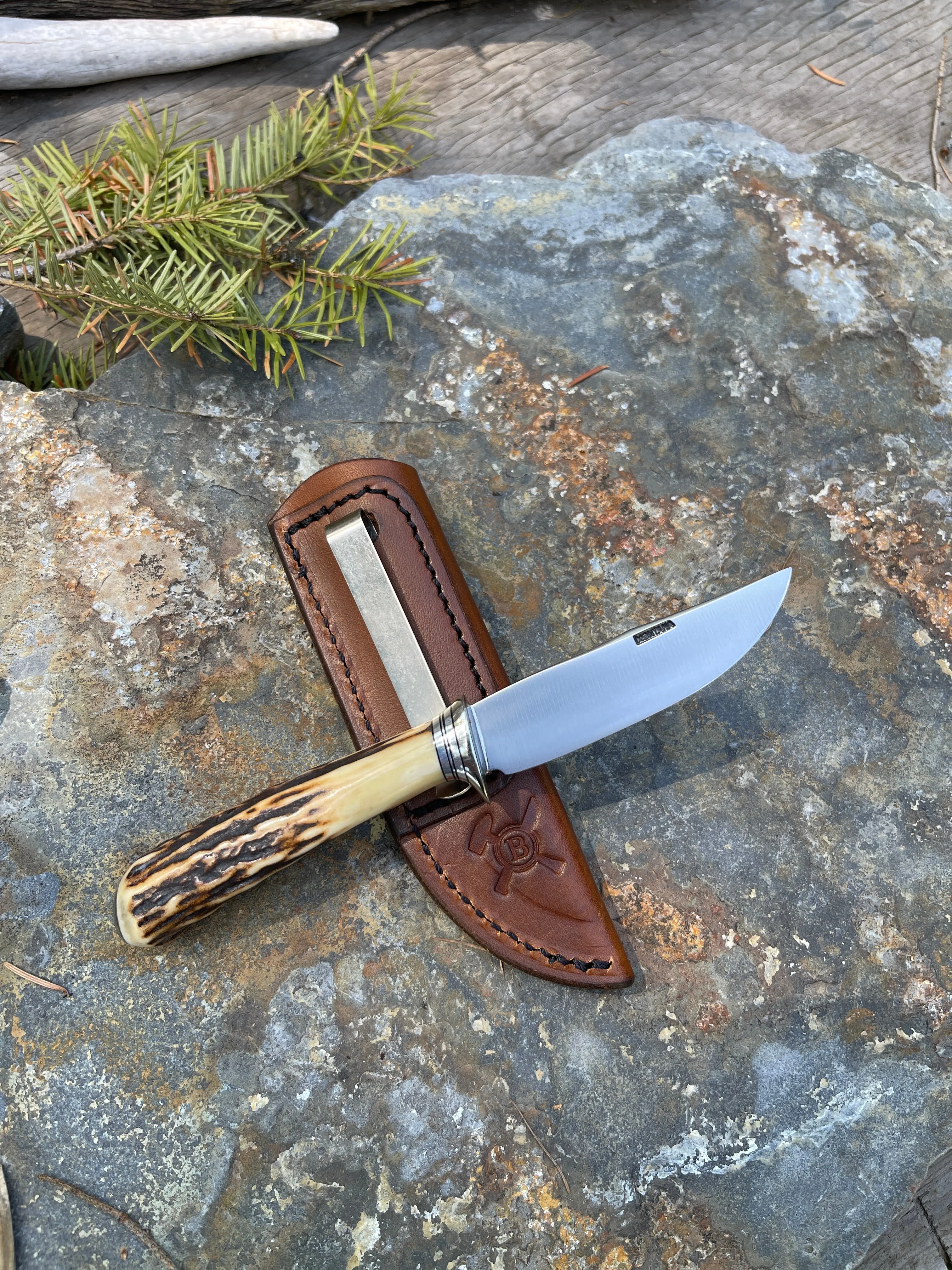 Antique European Stag Pocket