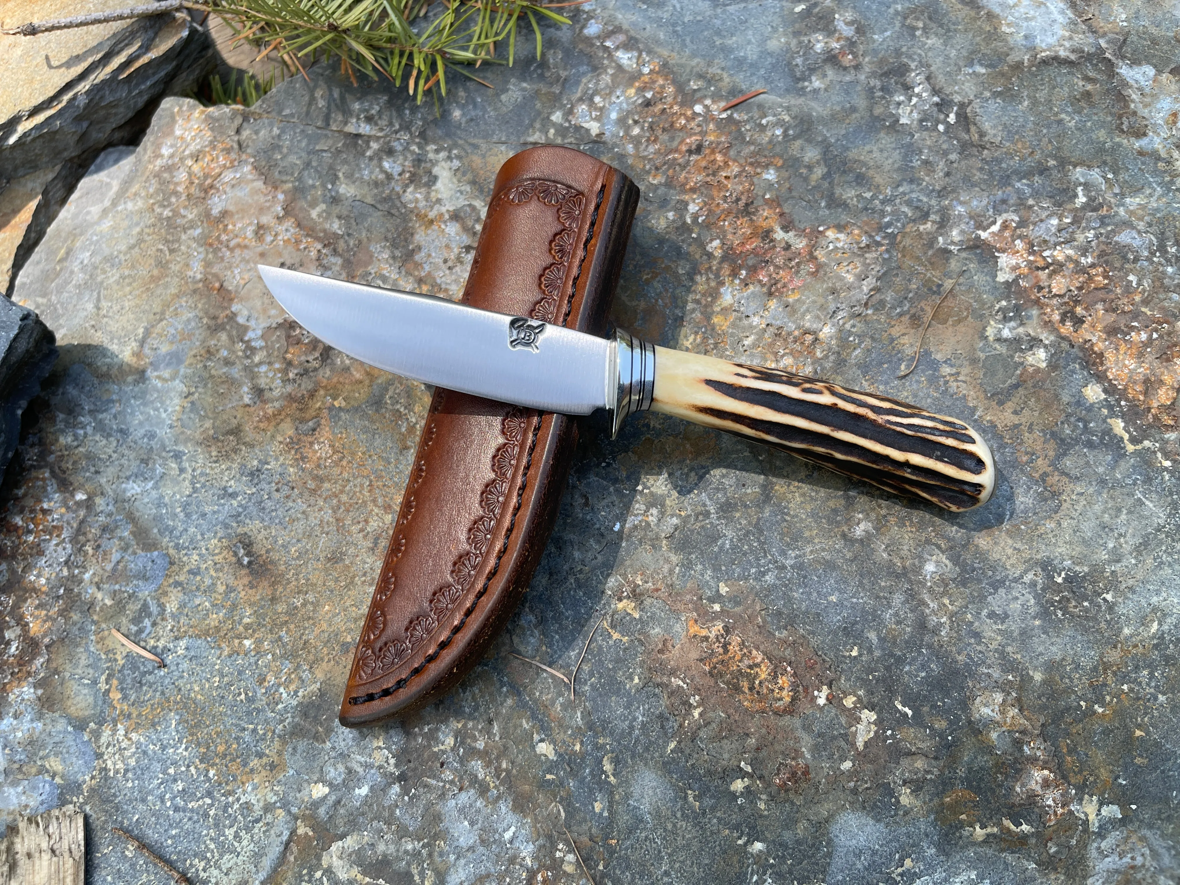 Antique European Stag Pocket