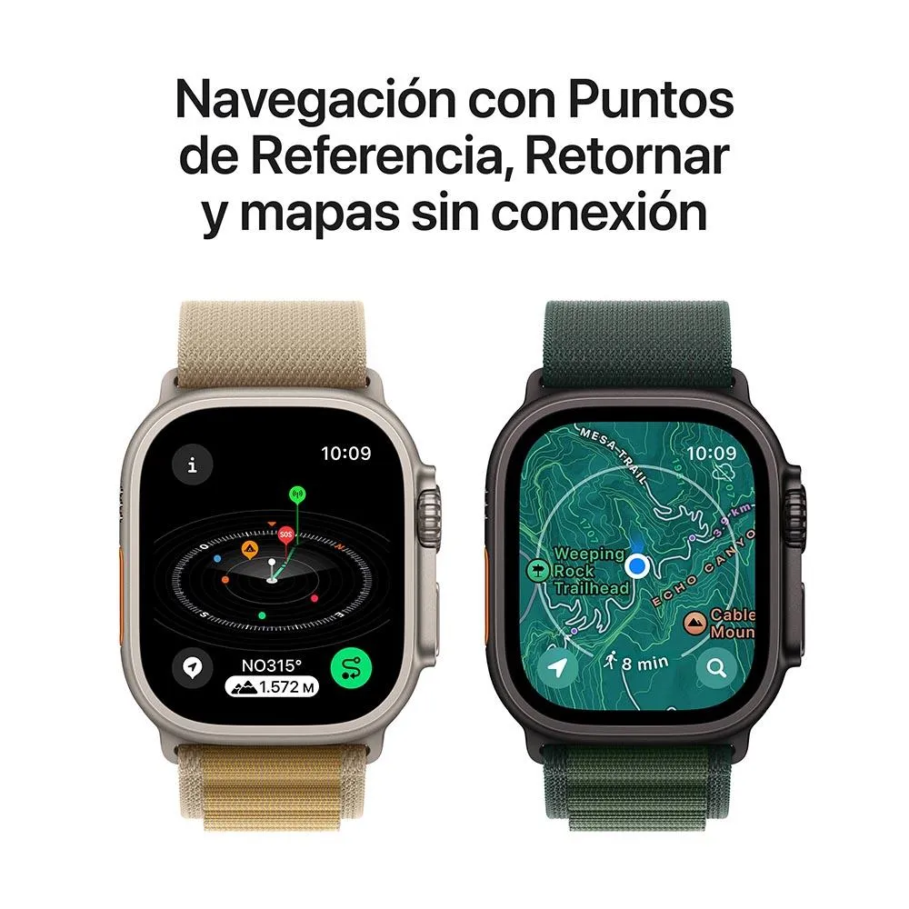Apple Watch Ultra 2 GPS   Cellular • Caja de titanio negro de 49 mm • Correa Ocean negra