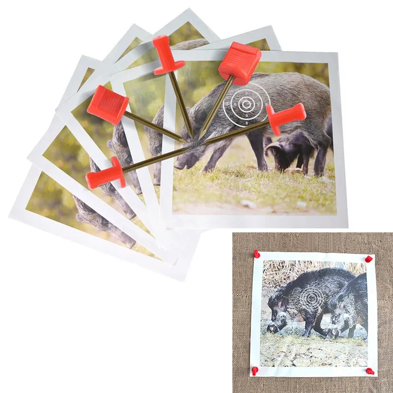 🎯Archery Paper Target Pins Target Face Pins Hunting Nails