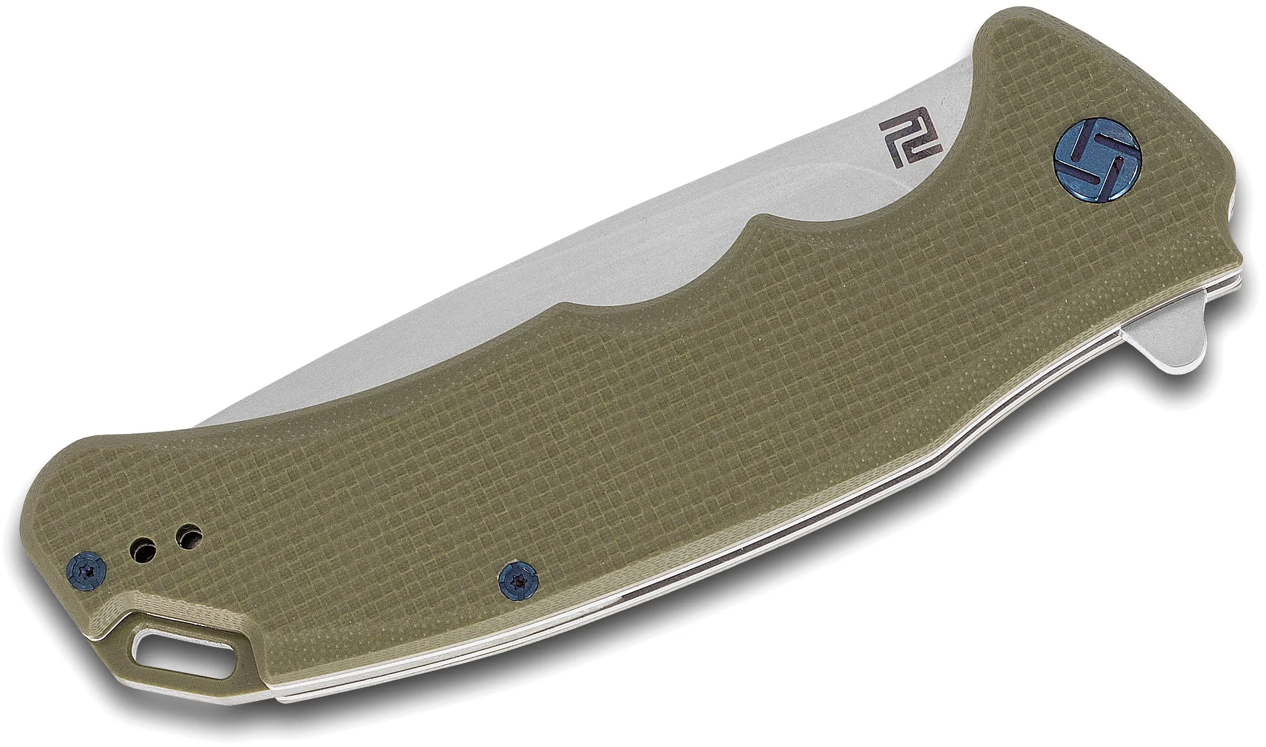 Artisan Cutlery 1702P-GN Folding Knife G10 Handles 3.94" Blade D2 Steel