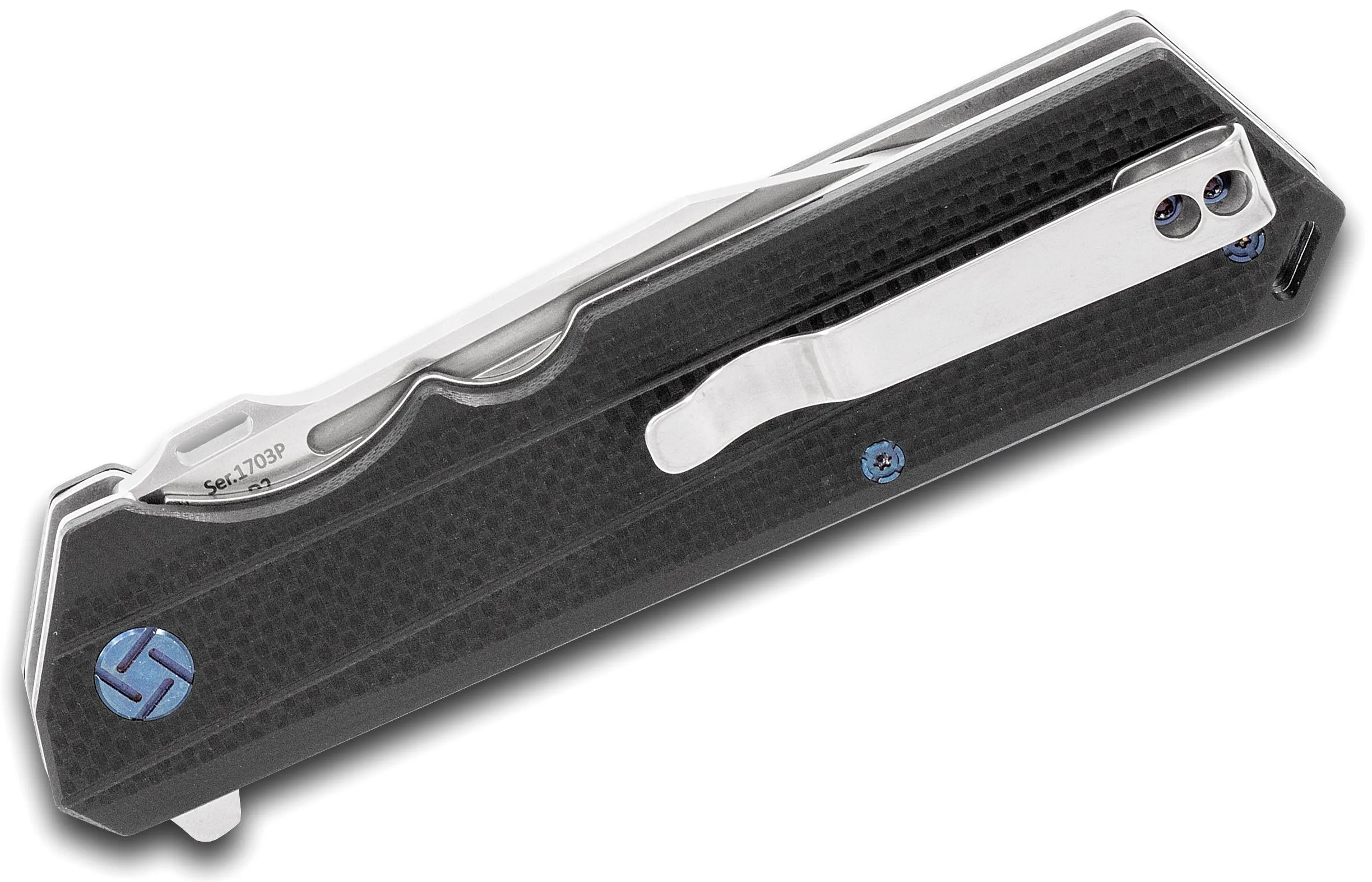 Artisan Cutlery 1703P-BK Folding Knife G10 Handles 3.75" Blade D2 Steel