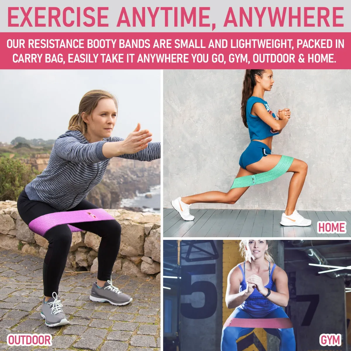 Booty Burner Resistance Band Set