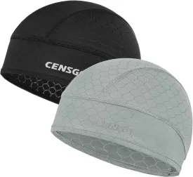 CENSGO Skull Cap Helmet Liner for Men Women, Cycling Cap Sweat Wicking Liner, Cooling Head Cover for Running