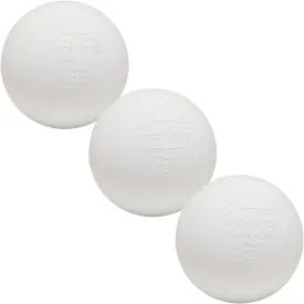 Champion Sports Lacrosse Balls: Official Size Sporting Goods Equipment for Professional, College & Grade School Games, Practices & Recreation - NCAA, NFHS and SEI Certified - 3-Pack - White