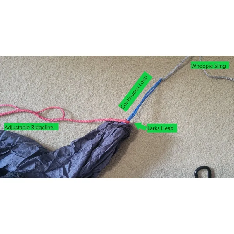 Continuous loops (Pair)- Hammock suspension for hammock camping