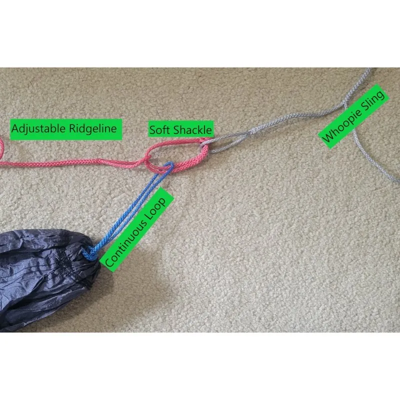 Continuous loops (Pair)- Hammock suspension for hammock camping