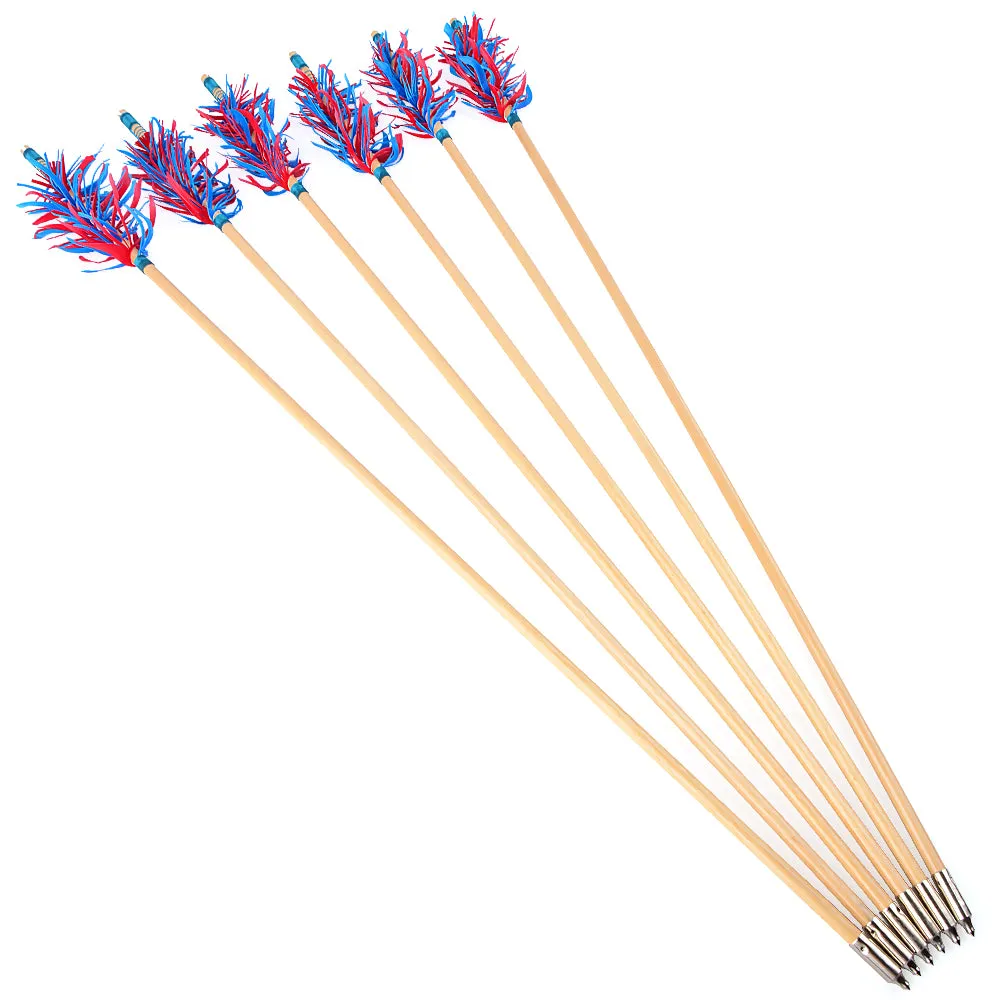 🎯DIY Handmade Archery Flu-Flu Wooden Arrows
