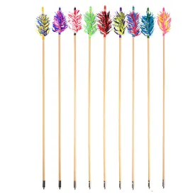 🎯DIY Handmade Archery Flu-Flu Wooden Arrows