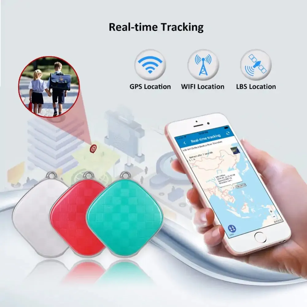 Durable Mini Personal GPS Tracker Kids Listening Device