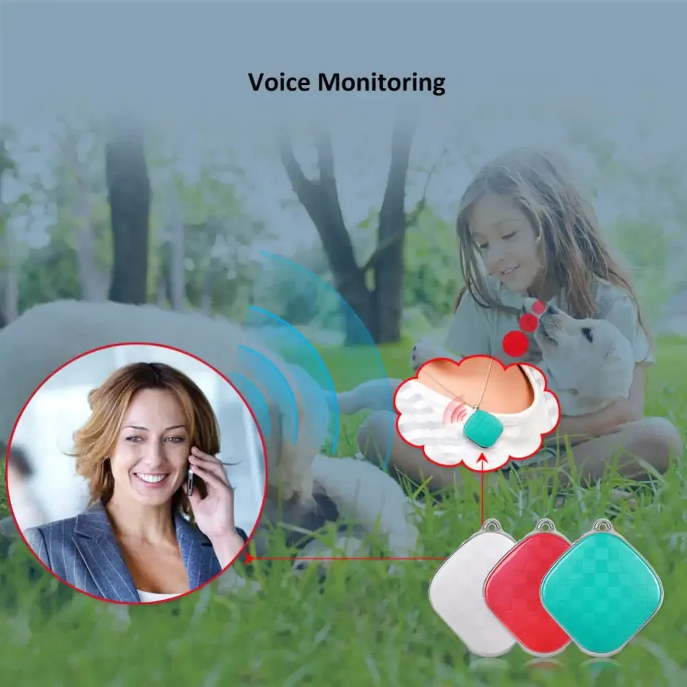 Durable Mini Personal GPS Tracker Kids Listening Device