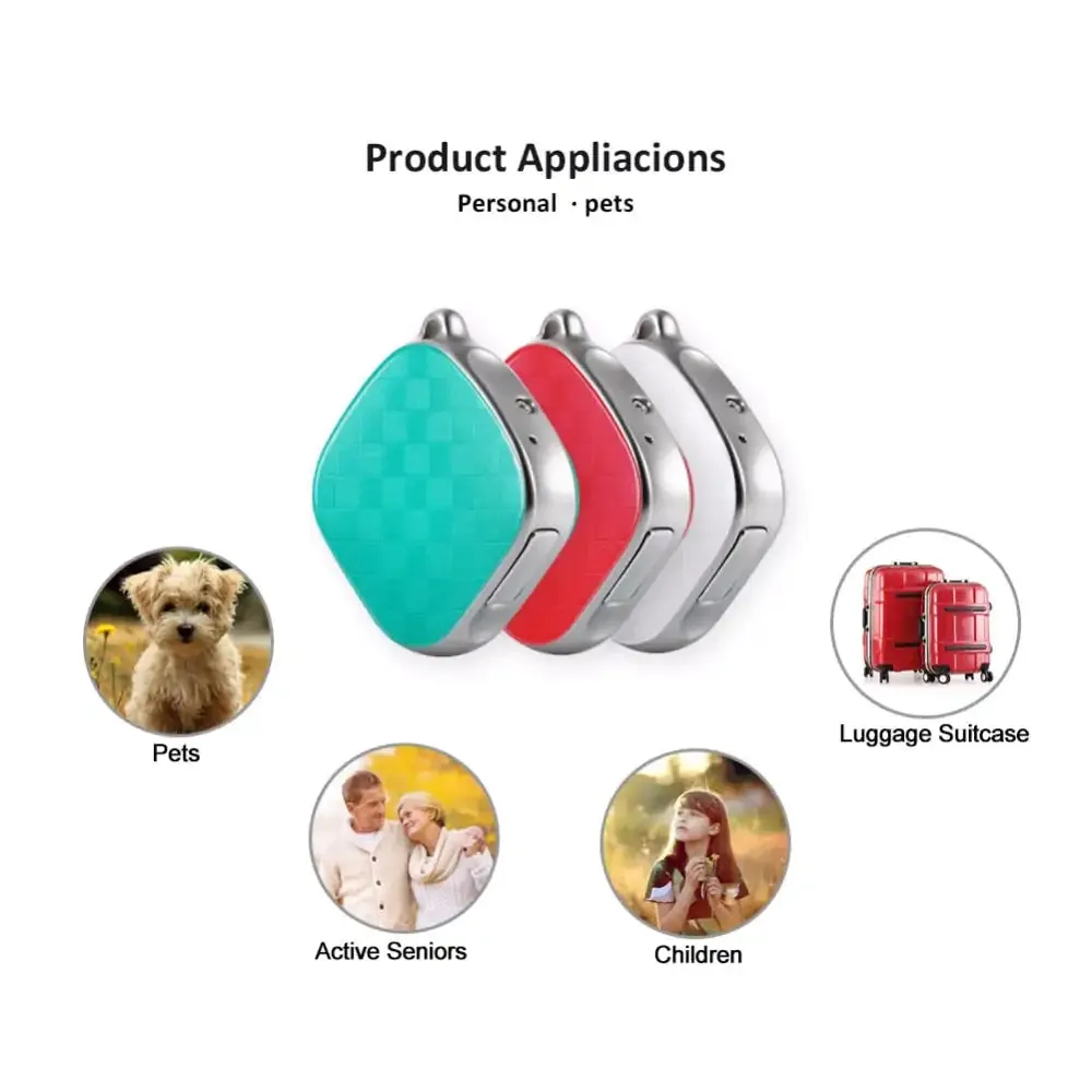 Durable Mini Personal GPS Tracker Kids Listening Device