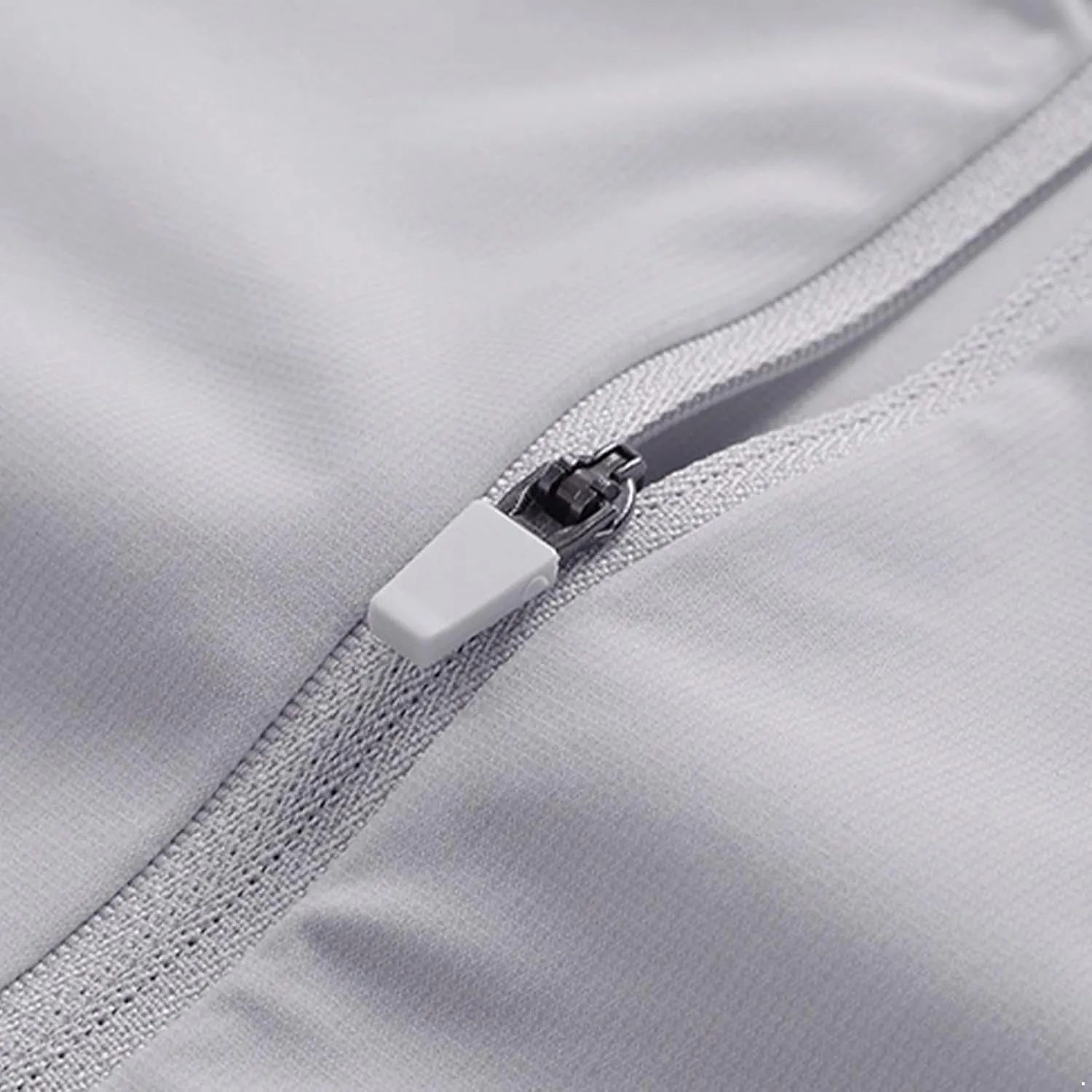 Elastic Soft Ice Silk Golf Zipper Shirt - Men's Summer Loose Lapel Short Sleeve, Simple Stylish Outdoor Sports Top