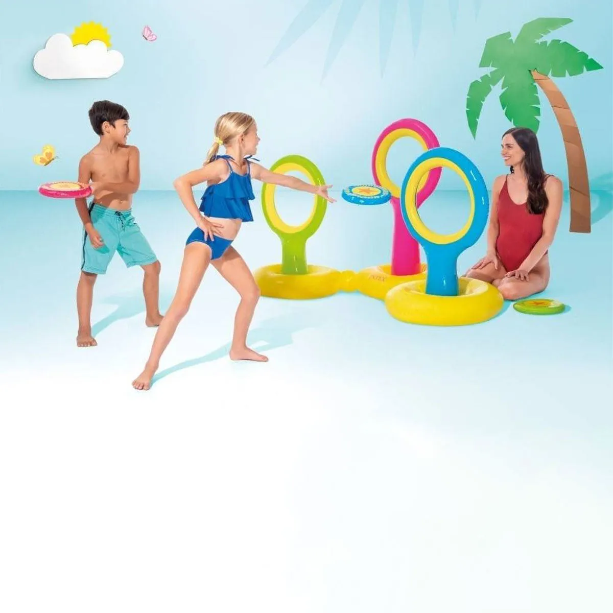 Flying Disc Toss Game