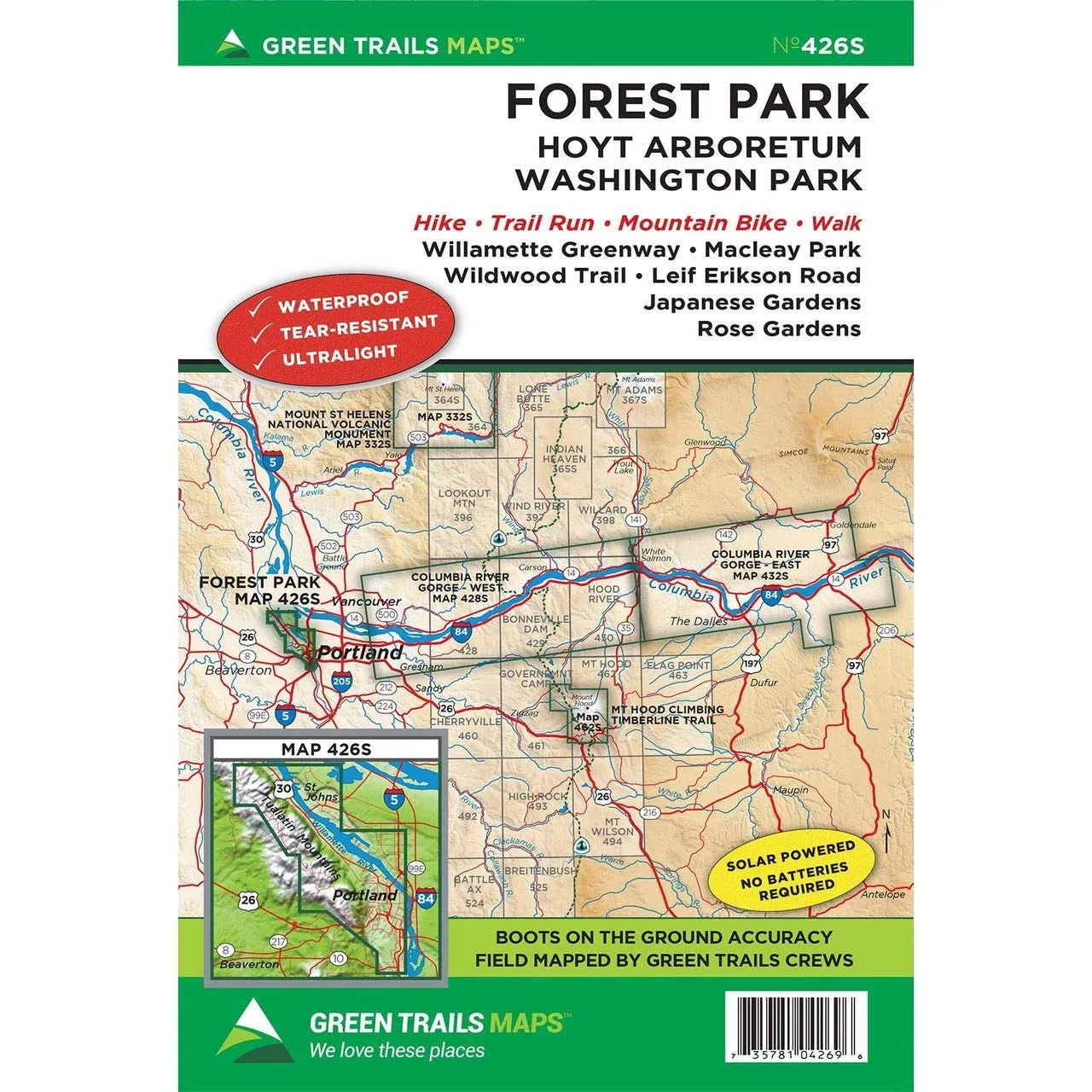 Forest Park, OR No. 426S (Green Trails Maps) Map  Folded Map, October 1, 2020