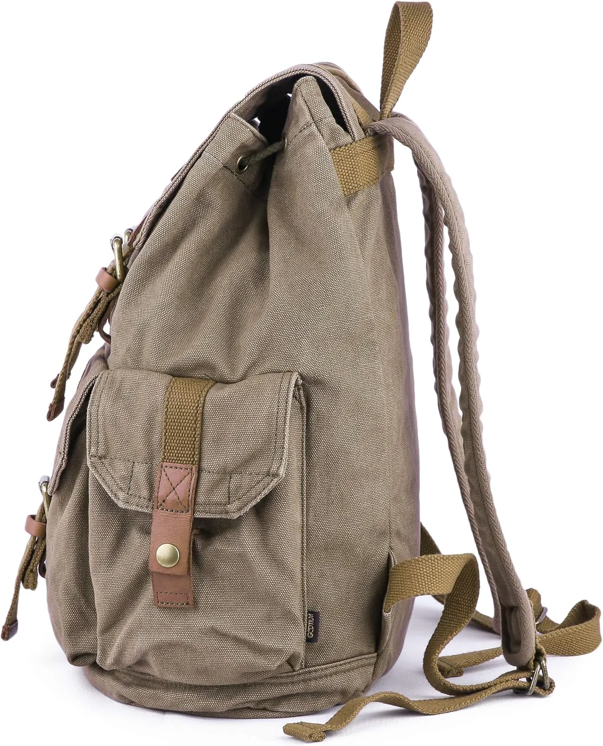 Gootium 21101AMG-S Specially High Density Thick Canvas Backpack Rucksack, Field Tan, Small