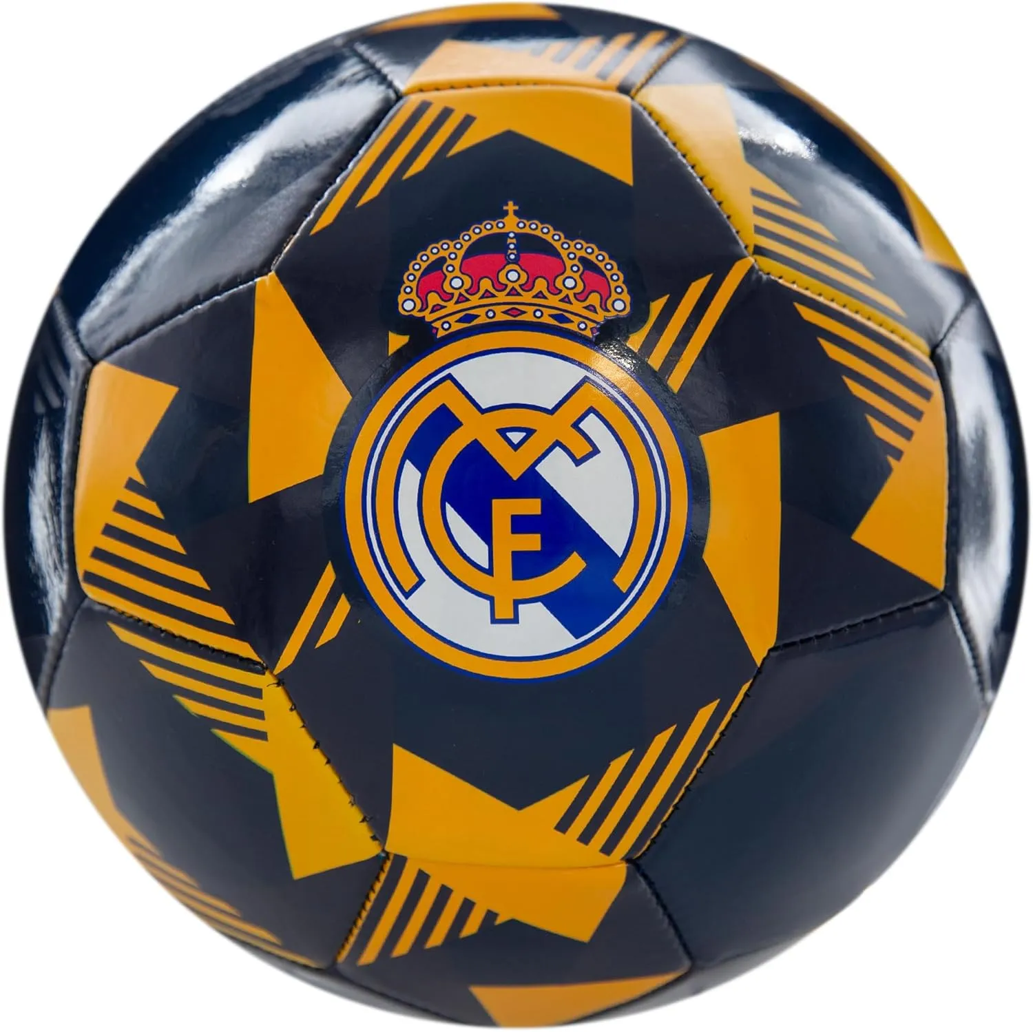 Icon Sports Officially Licensed Real Madrid CF Non-Toxic PVC Size 5 Soccer Ball