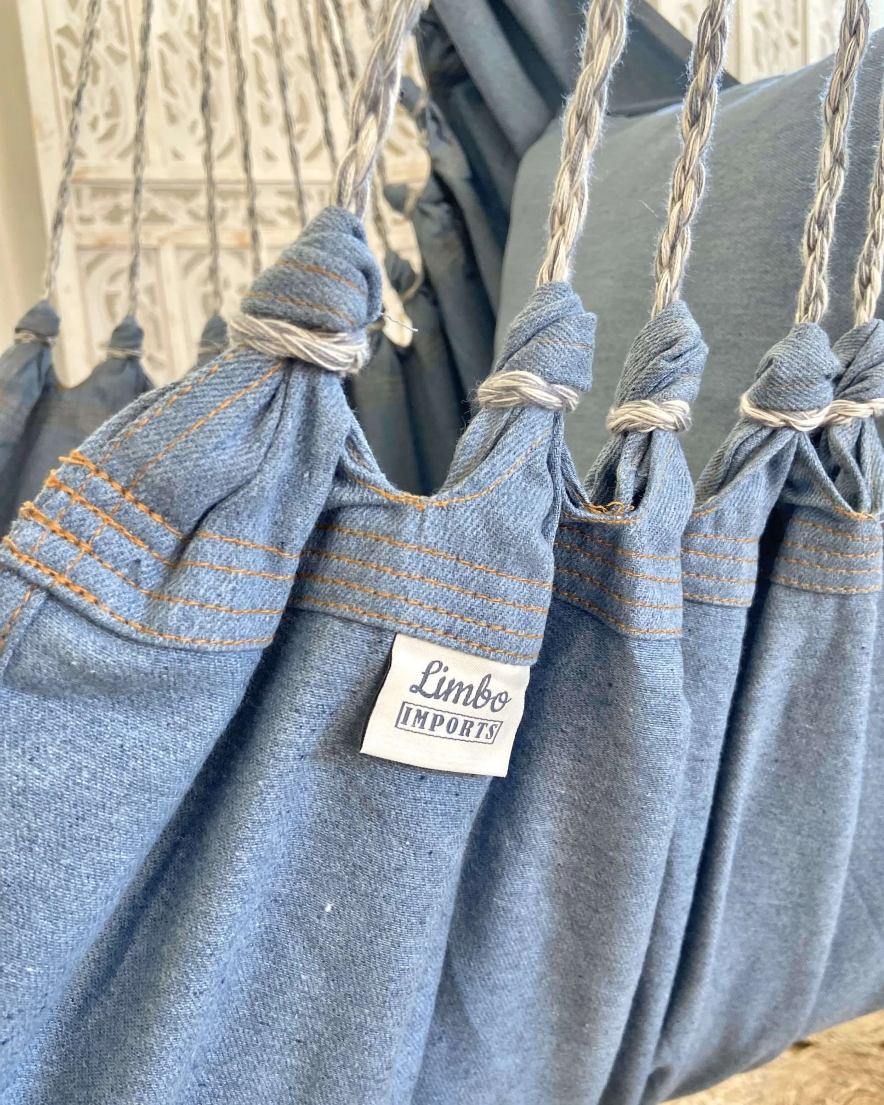 Junior Blue Jeans Hammock Chair Swing  | DENIM Jr.