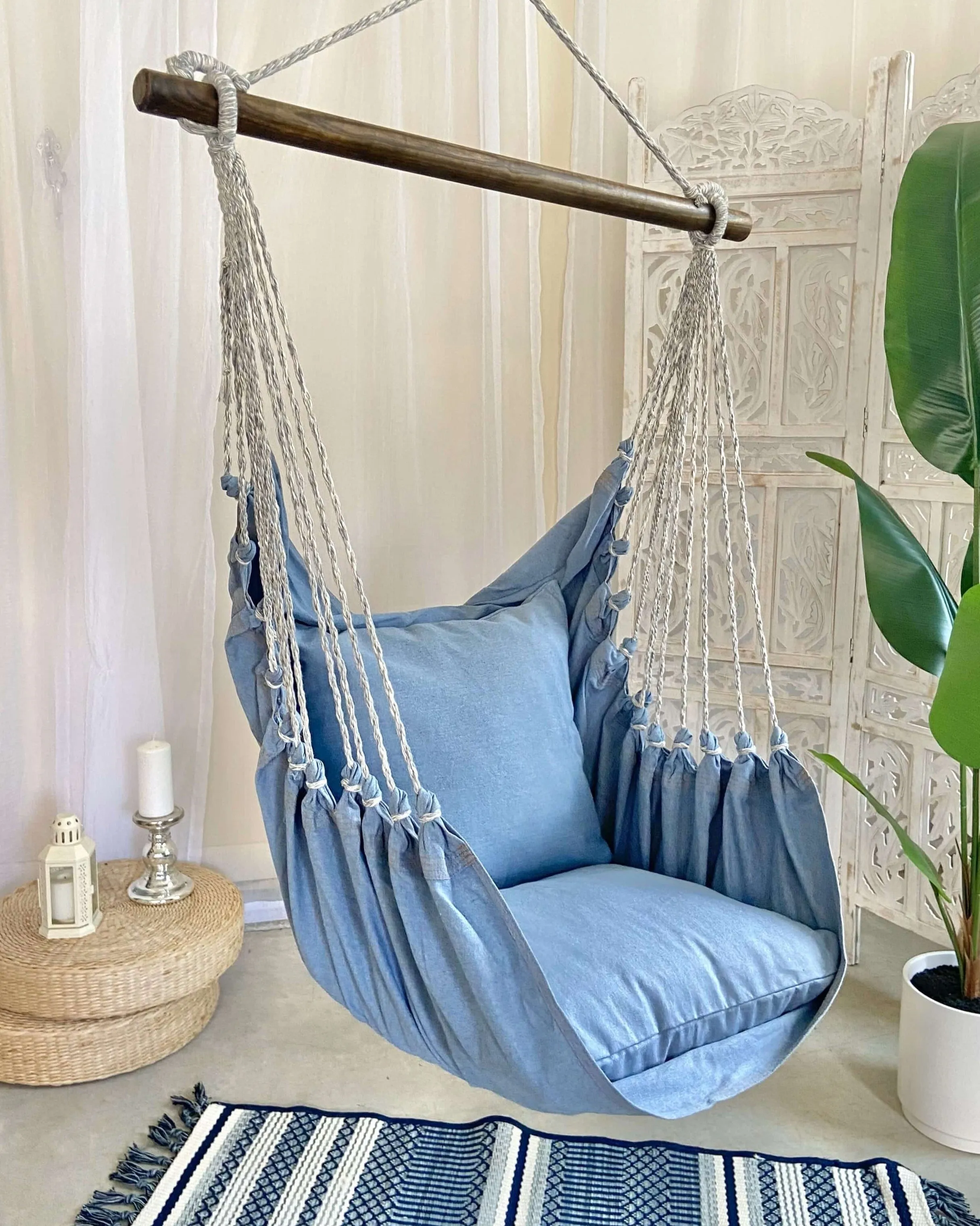 Junior Blue Jeans Hammock Chair Swing  | DENIM Jr.