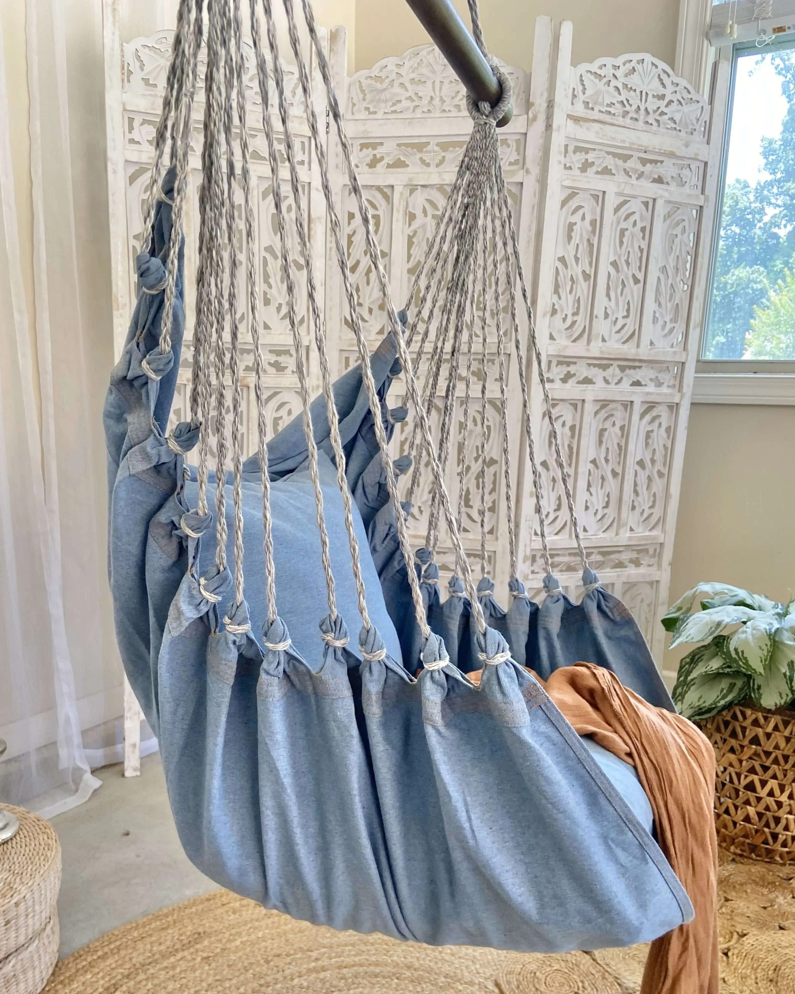 Junior Blue Jeans Hammock Chair Swing  | DENIM Jr.