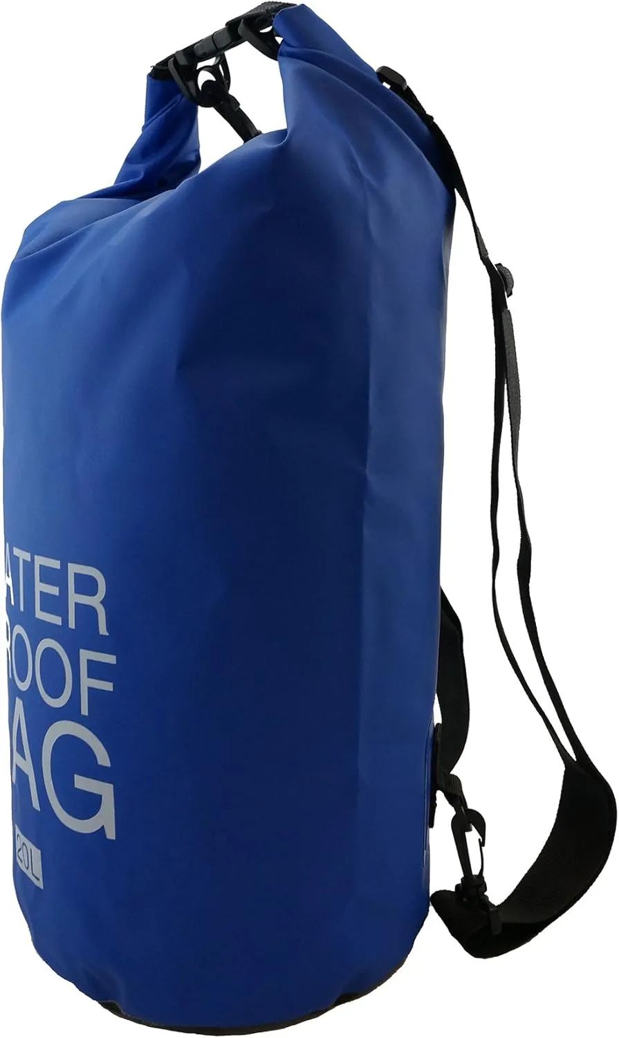 K-Cliffs Waterproof Floating Dry Bag Roll Top Kayak Sack Sling Backpack Gear Wet Bags for Kayaking Boating Canoeing Fishing Rafting Swimming Camping Snowboarding Beach