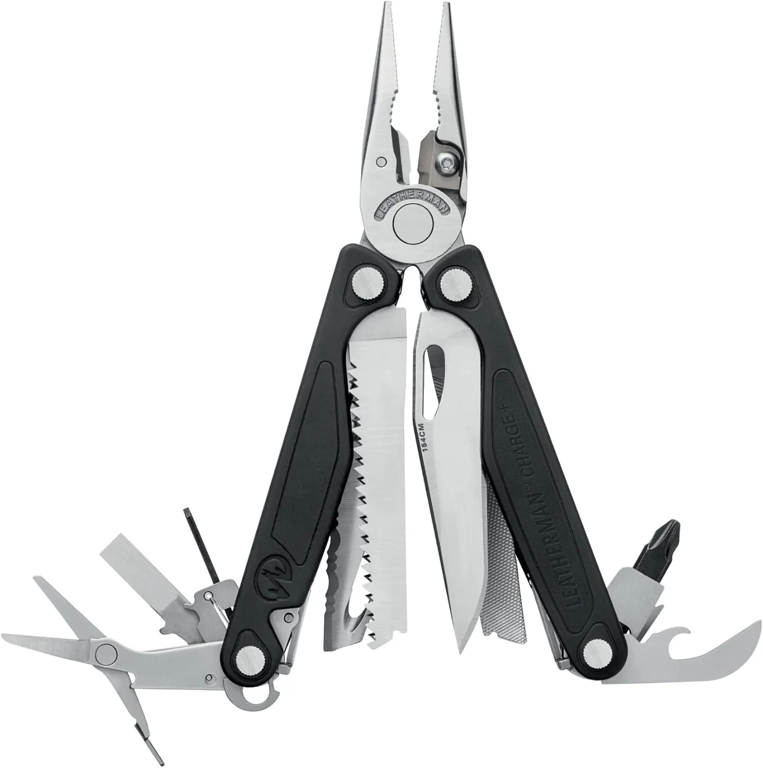 LEATHERMAN, Charge Plus, 19-in-1 Full-Size, Versatile Multi-tool for Home, Outdoors, Everyday Carry (EDC), Stainless Steel