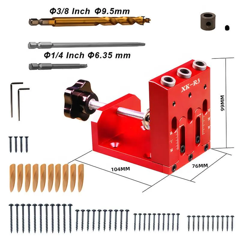 Levoite™ Pocket Hole Jig Kit System XK-R3