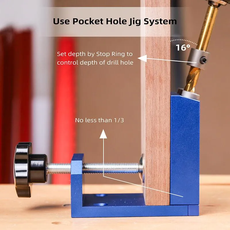 Levoite™ Pocket Hole Jig Kit System XK-R3