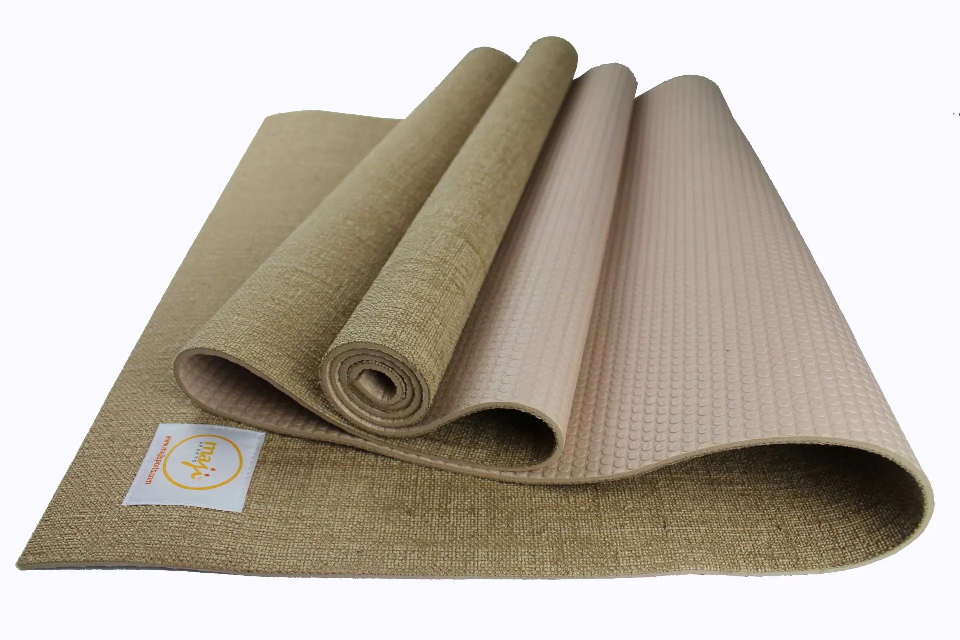Maji Sports Jute Premium Eco Yoga Mat   Foot Massager (7.5cm x 17.5cm) - Durable & Non-Toxic