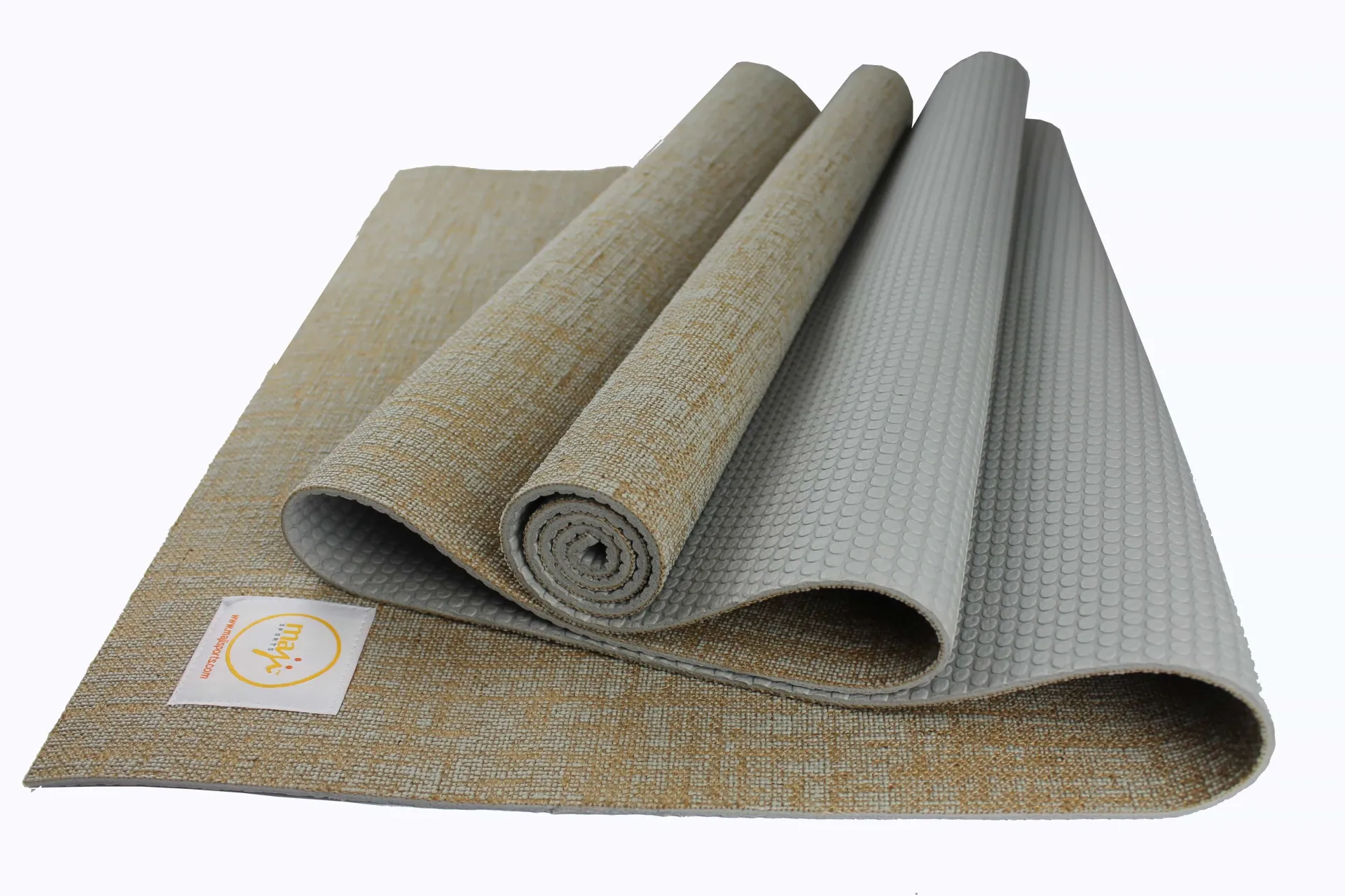 Maji Sports Jute Premium Eco Yoga Mat   Foot Massager (7.5cm x 17.5cm) - Durable & Non-Toxic