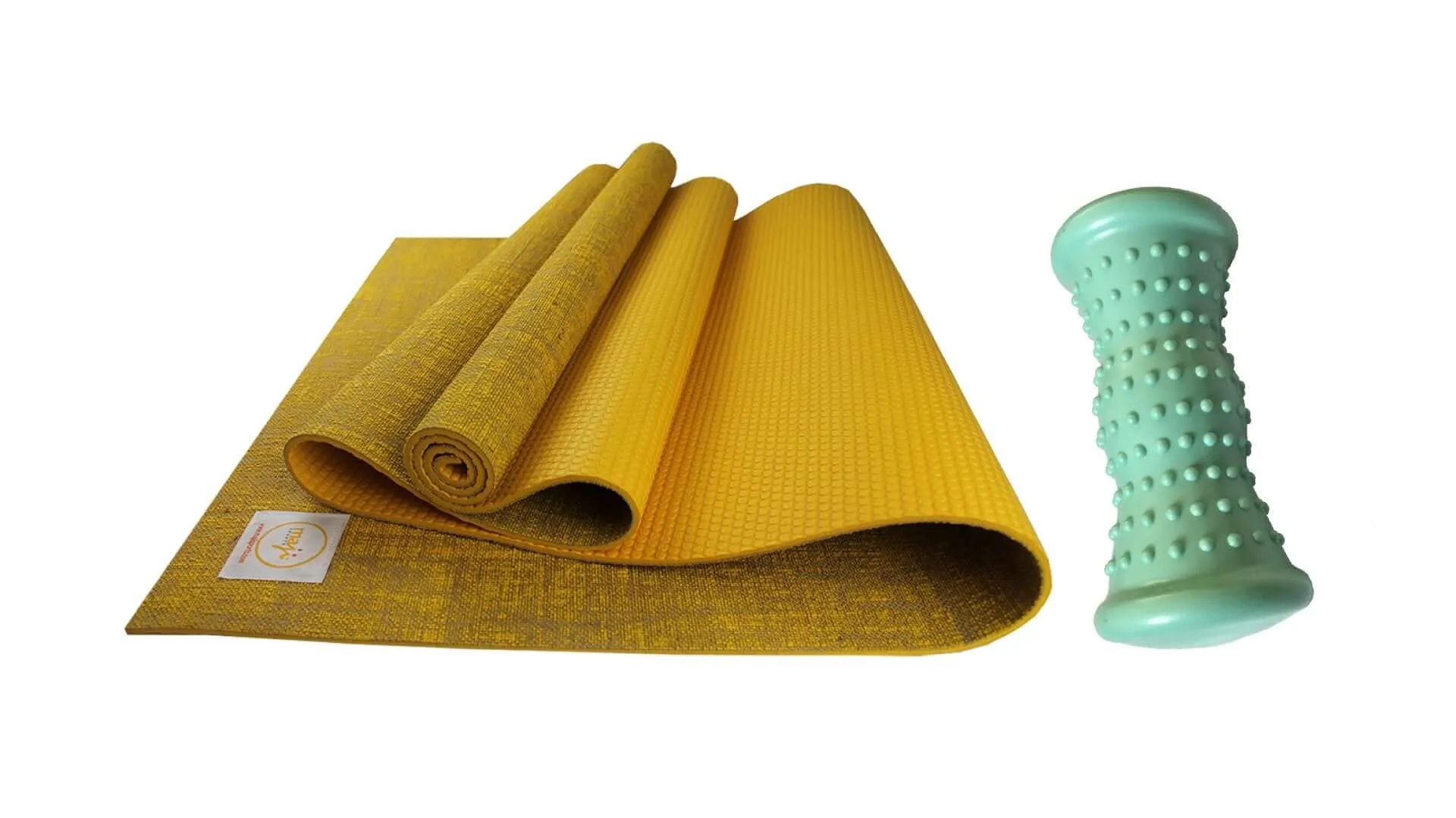 Maji Sports Jute Premium Eco Yoga Mat   Foot Massager (7.5cm x 17.5cm) - Durable & Non-Toxic