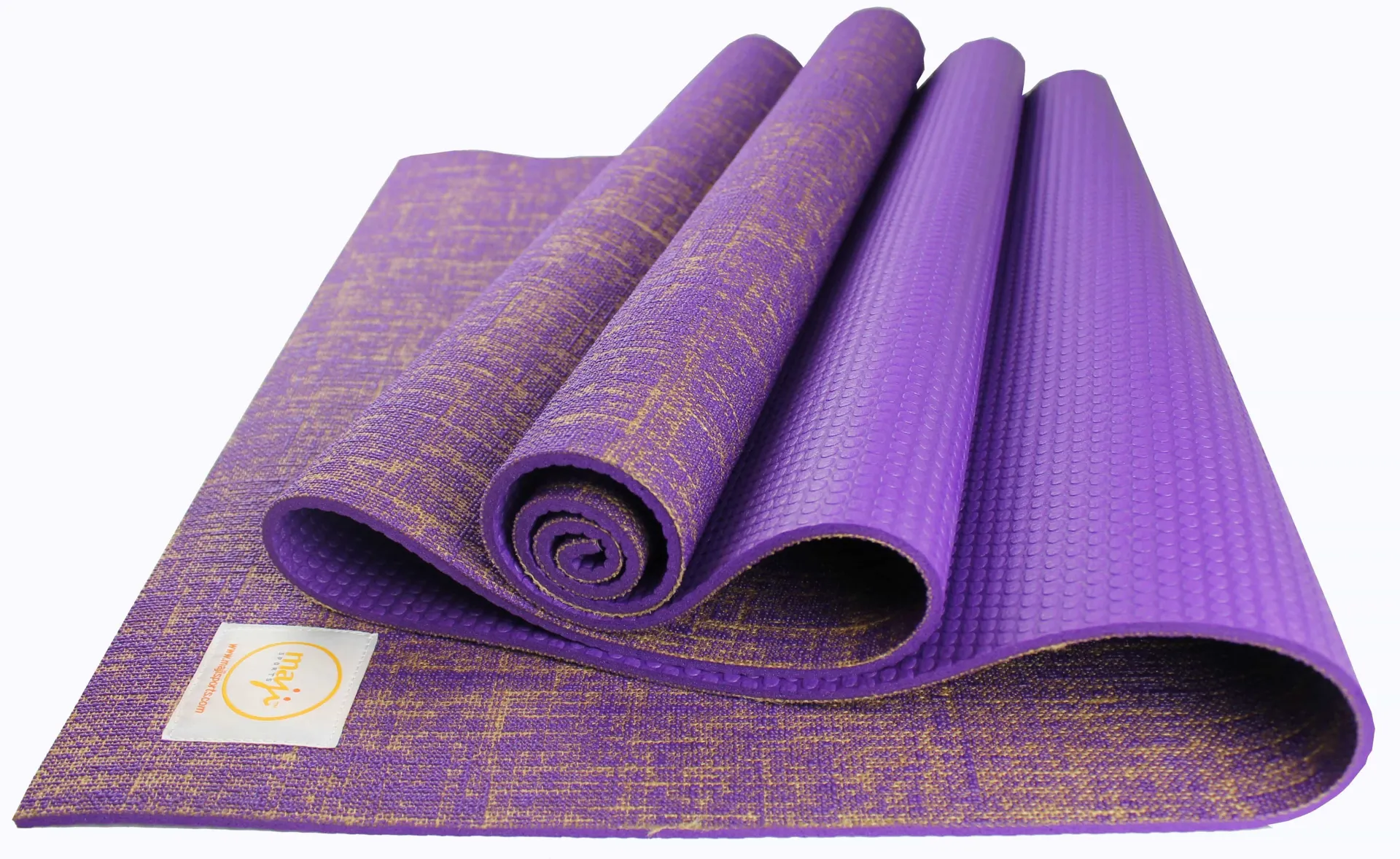 Maji Sports Jute Premium Eco Yoga Mat   Foot Massager (7.5cm x 17.5cm) - Durable & Non-Toxic