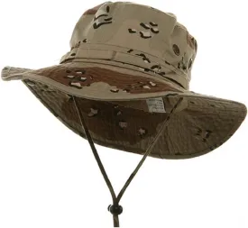 MG Washed Hunting Fishing Outdoor Hat-Camo W11S41D