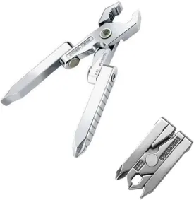 Mini Multitool Pliers Universal Multifunctional,Small Pocket Multi Tool with Pliers,Best Small Utility Multi Purpose All in One Tools,Stainless Steel Pliers,Professional Multi Tools