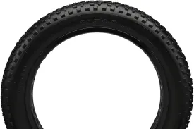 Mongoose Fat Tire Replacement, 20" x 4" or 26" x 4" Fat Tire Bike, Knobby, Puncture Guard, Nylon Inserts Within The Tire for Extra Puncture Resistance, Bicycle Replacement Parts, Black