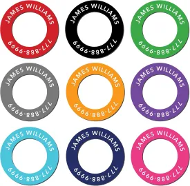 Personalized Disc Golf Name Labels (15 Labels) Custom Name Stickers for Disc Golf