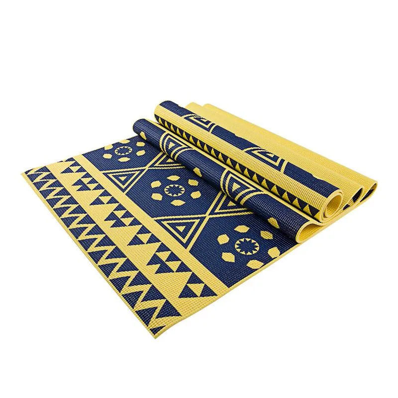 Printed PVC Premium Yoga Mat By Azure Jason
