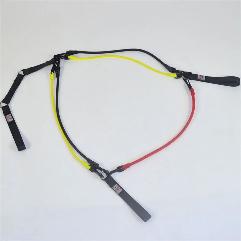 RESISTANCE BANDS | (2) Light Yellow, (2) Medium Black, (2) Heavy Red