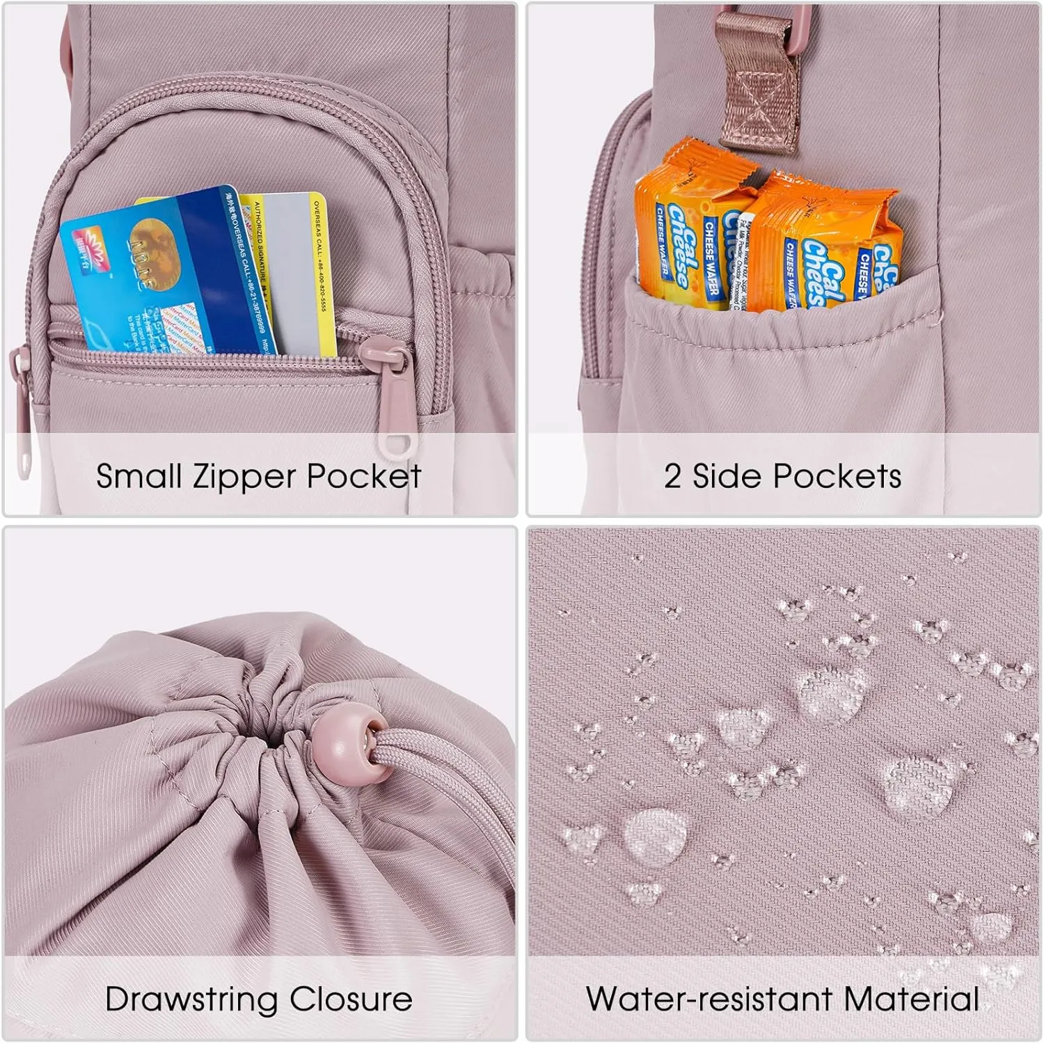 sportsnew Water Bottle Holder with Strap 32oz 40oz Insulated Water Bottle Carrier Sling Bag with Phone Pocket Crossbody
