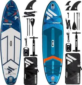 Standard&Family Bundles11'x34 & 11'x35 Inflatable Stand Up Paddle Boards, All Accessories 2, 116L Backpack, Shoulder Strap, 2-Action Pump