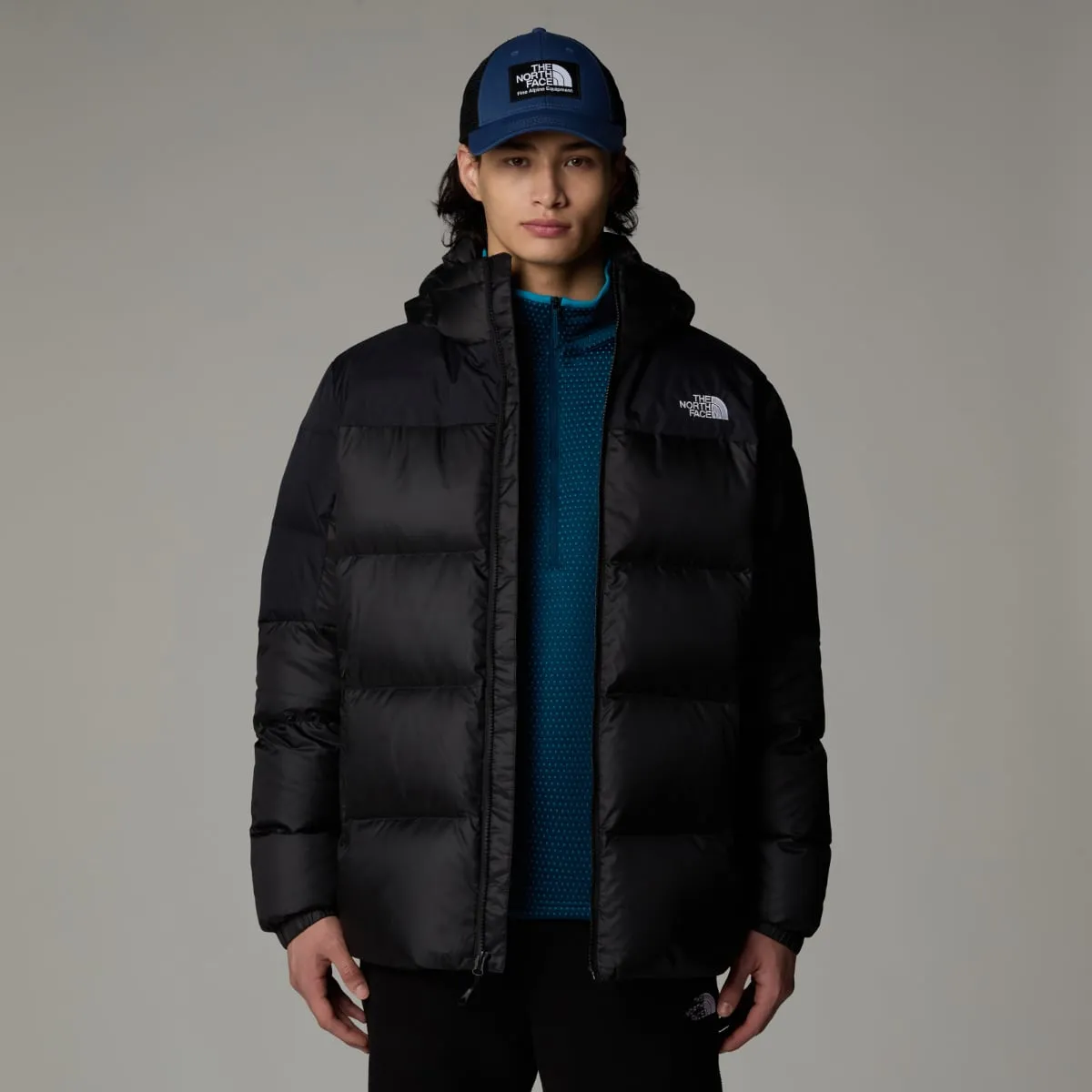 The North Face Diablo Down 2.0 Insulated Men's HOODIE Jacket | TNF Black Heather