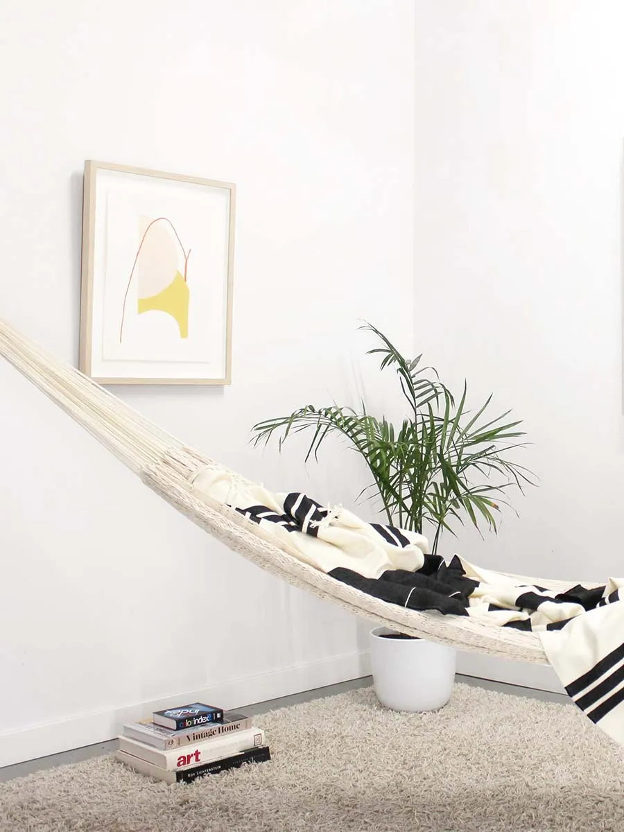Thick Lounger Hammock - Natural