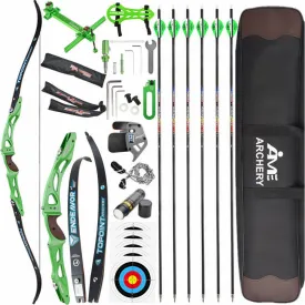 🎯Topoint Endeavor Archery Recurve Bow Riser 25" ILF Riser With Limbs