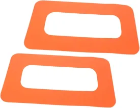TOYANDONA 2Pcs Paddle Board Fin Box Connection Patch Durable Surfboard Accessory for Enhanced Stability Maneuverability Design for Various Sup Surfboard Models Orange