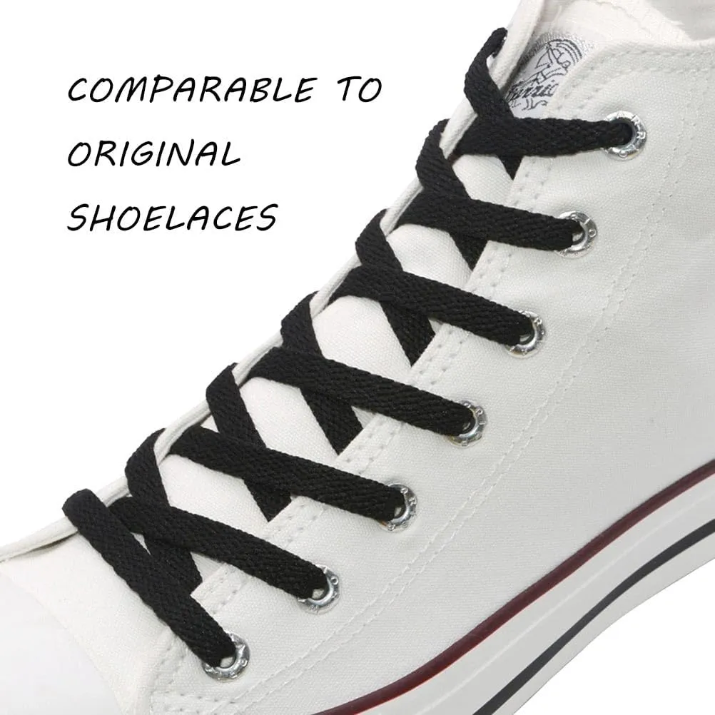 VSUDO Flat Shoe Laces for Sneakers, Shoelaces for Sneakers, Athletic Shoelaces